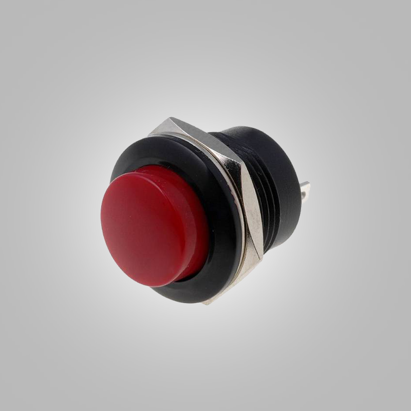 BOUTON POUSSOIR INTERRUPTEUR ROUGE-image-1